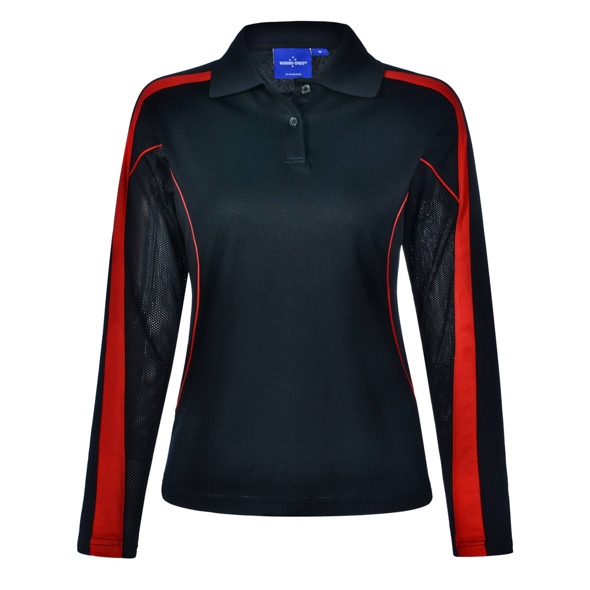 Winning Spirit PS70 Legend Plus Ladies TrueDry Long Sleeve Polo