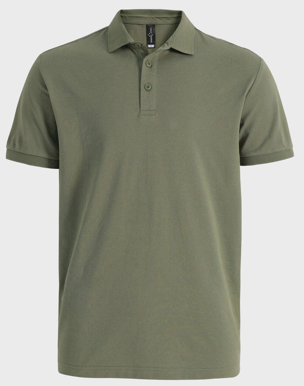 Mens Ultrafine Cotton Pique Polo Shirt Classic Short Sleeve Breathable Tailored Fit - NS PROMO