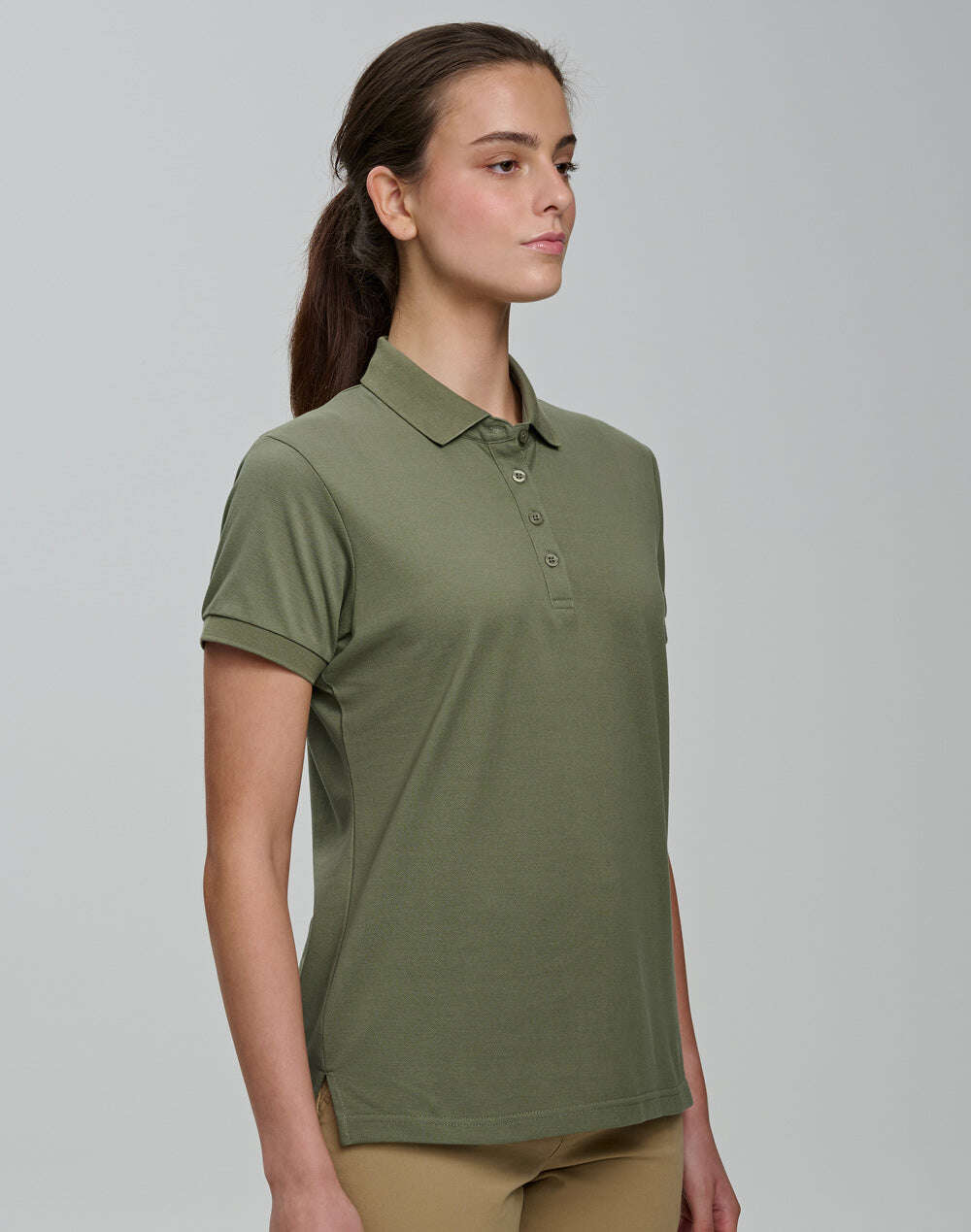 Ladies Ultrafine Cotton Polo Short Sleeve Pique - NS PROMO