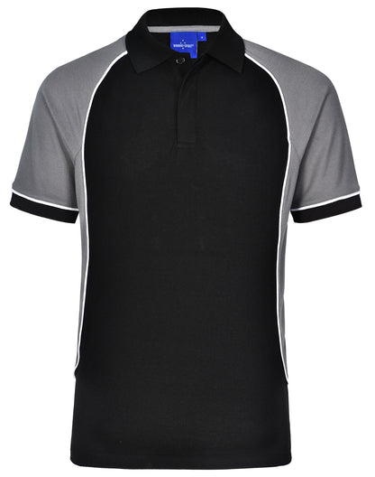 Kids Arena TrueDry Polo Shirts Short Sleeve with Contrast Piping - NS PROMO