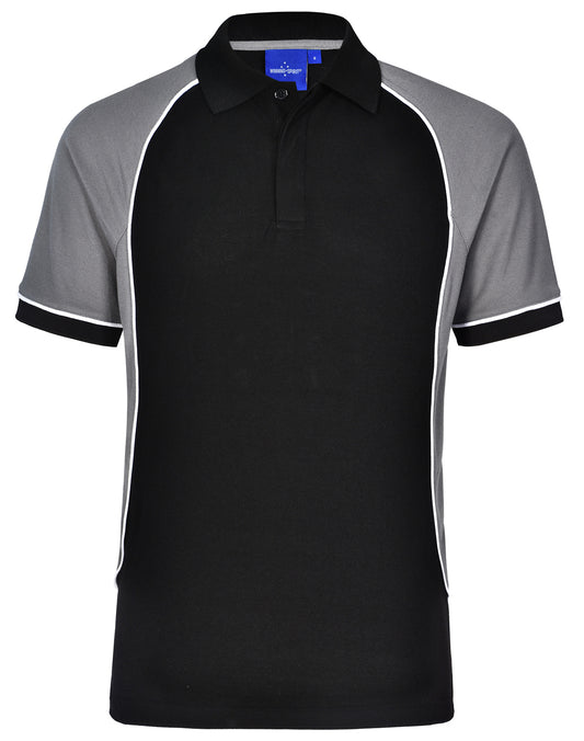 Kids Arena TrueDry Polo Shirts Short Sleeve with Contrast Piping - NS PROMO