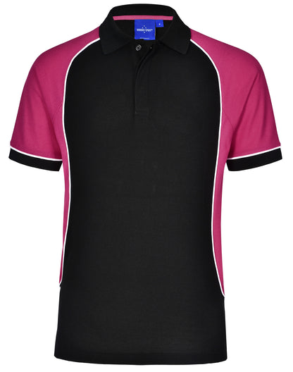 Kids Arena TrueDry Polo Shirts Short Sleeve with Contrast Piping - NS PROMO