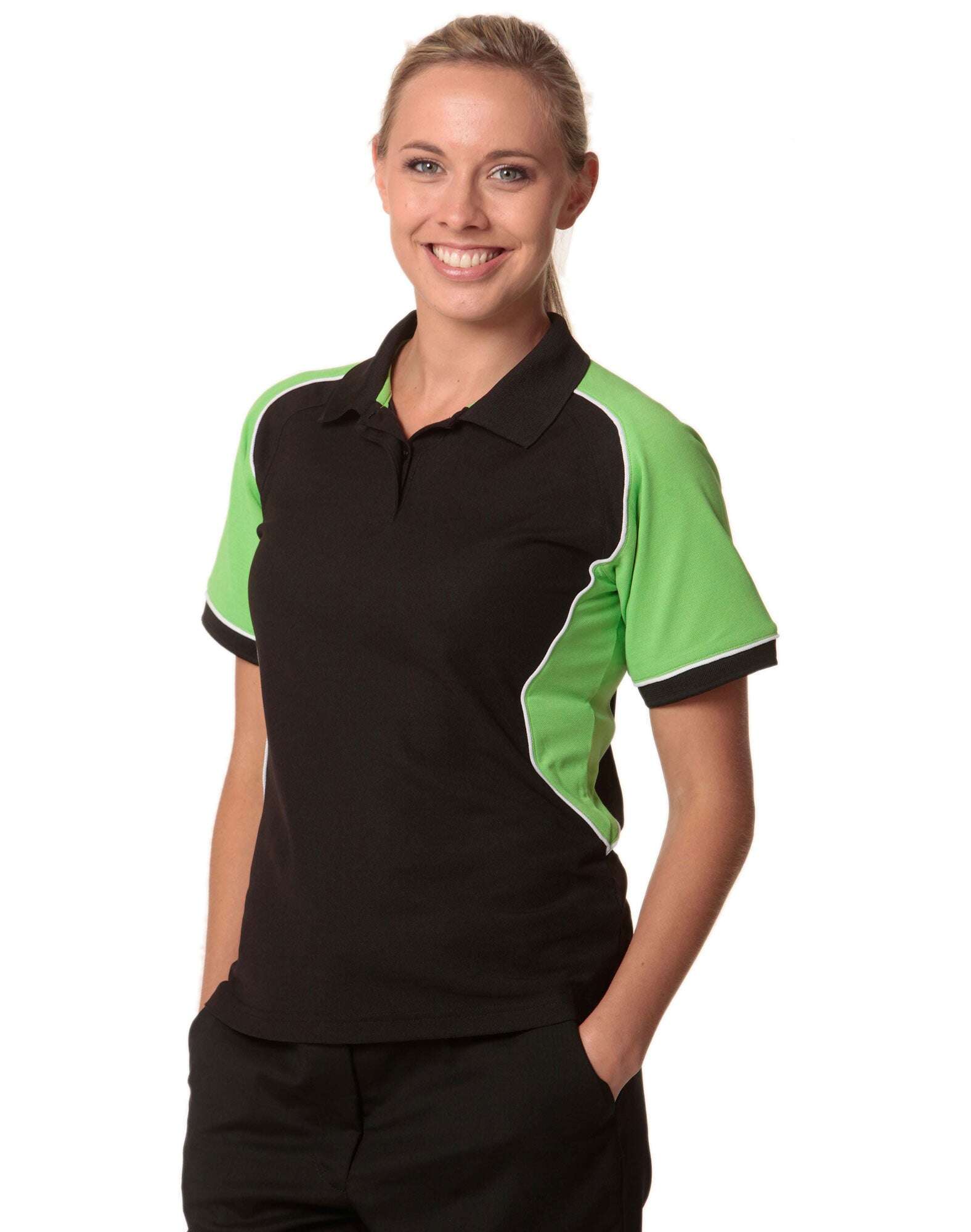 Ladies Arena TrueDry Polo Shirt Breathable with Contrast Piping - NS PROMO