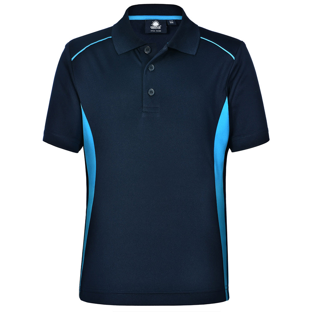 Winning Spirit PS79K Pursuit Kids CoolDry Contrast Polo Shirt