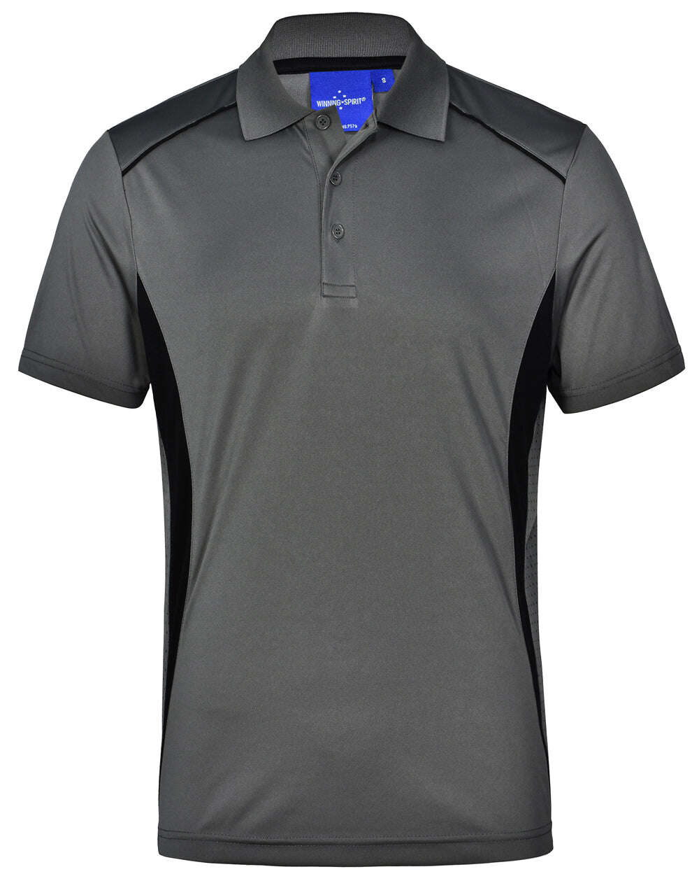 Mens Contrast CoolDry Polo Short Sleeve with Side Mesh Panels - NS PROMO