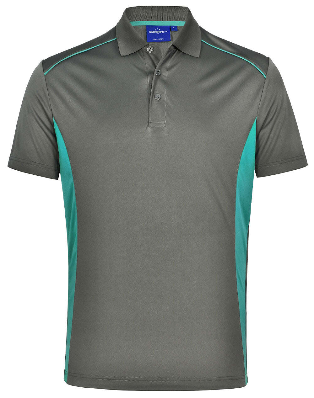 Mens Contrast CoolDry Polo Short Sleeve with Side Mesh Panels - NS PROMO
