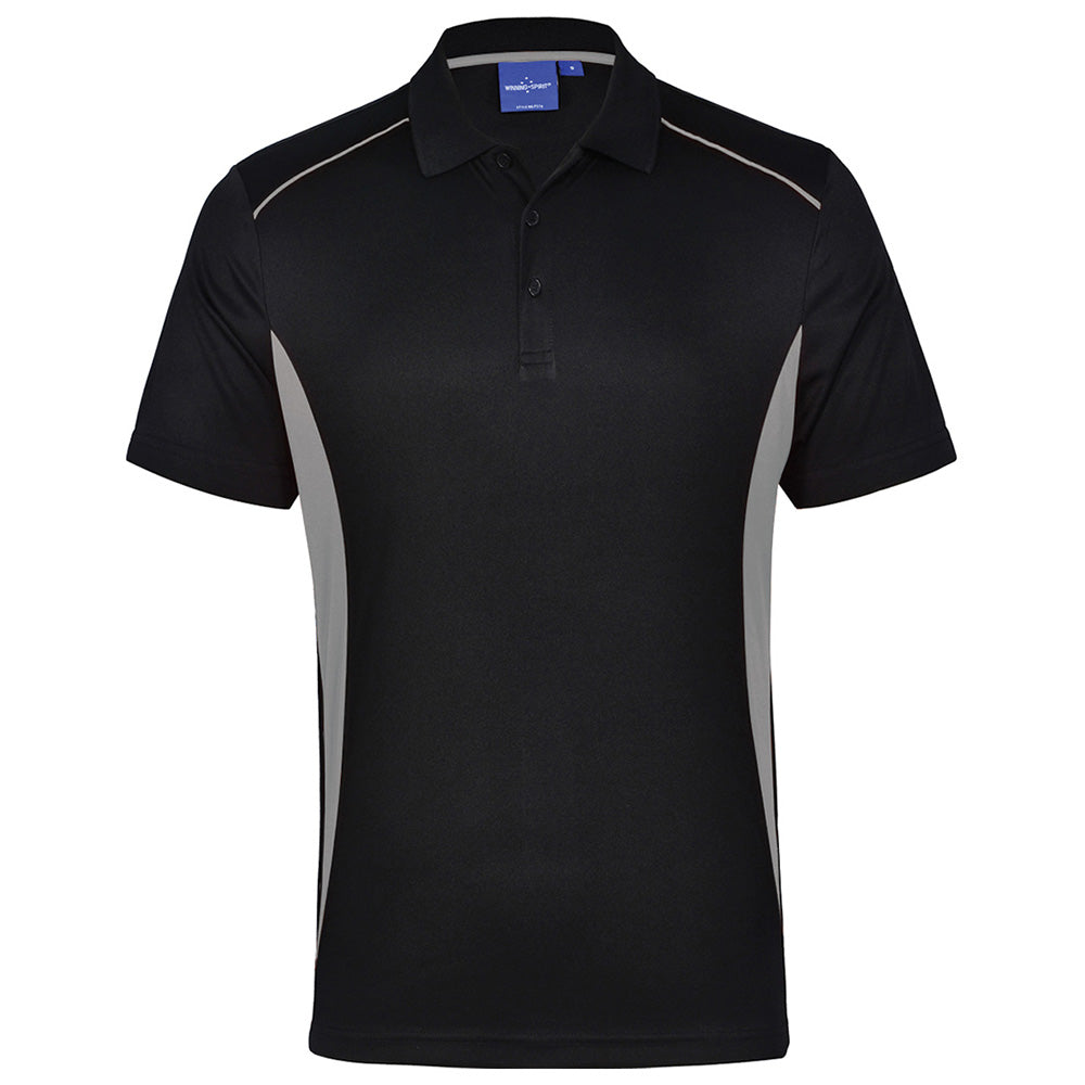 Winning Spirit PS79 Pursuit Men’s CoolDry Contrast Polo Shirt