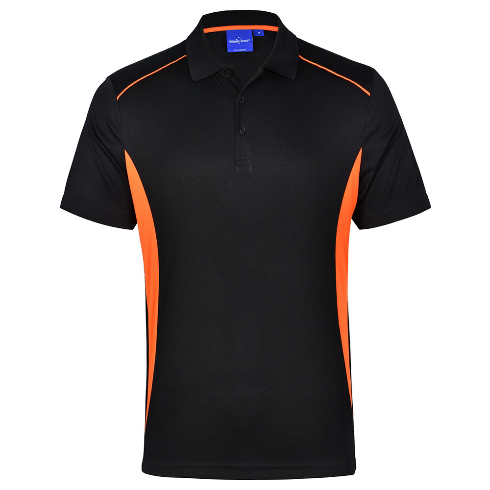 Winning Spirit PS79 Pursuit Men’s CoolDry Contrast Polo Shirt