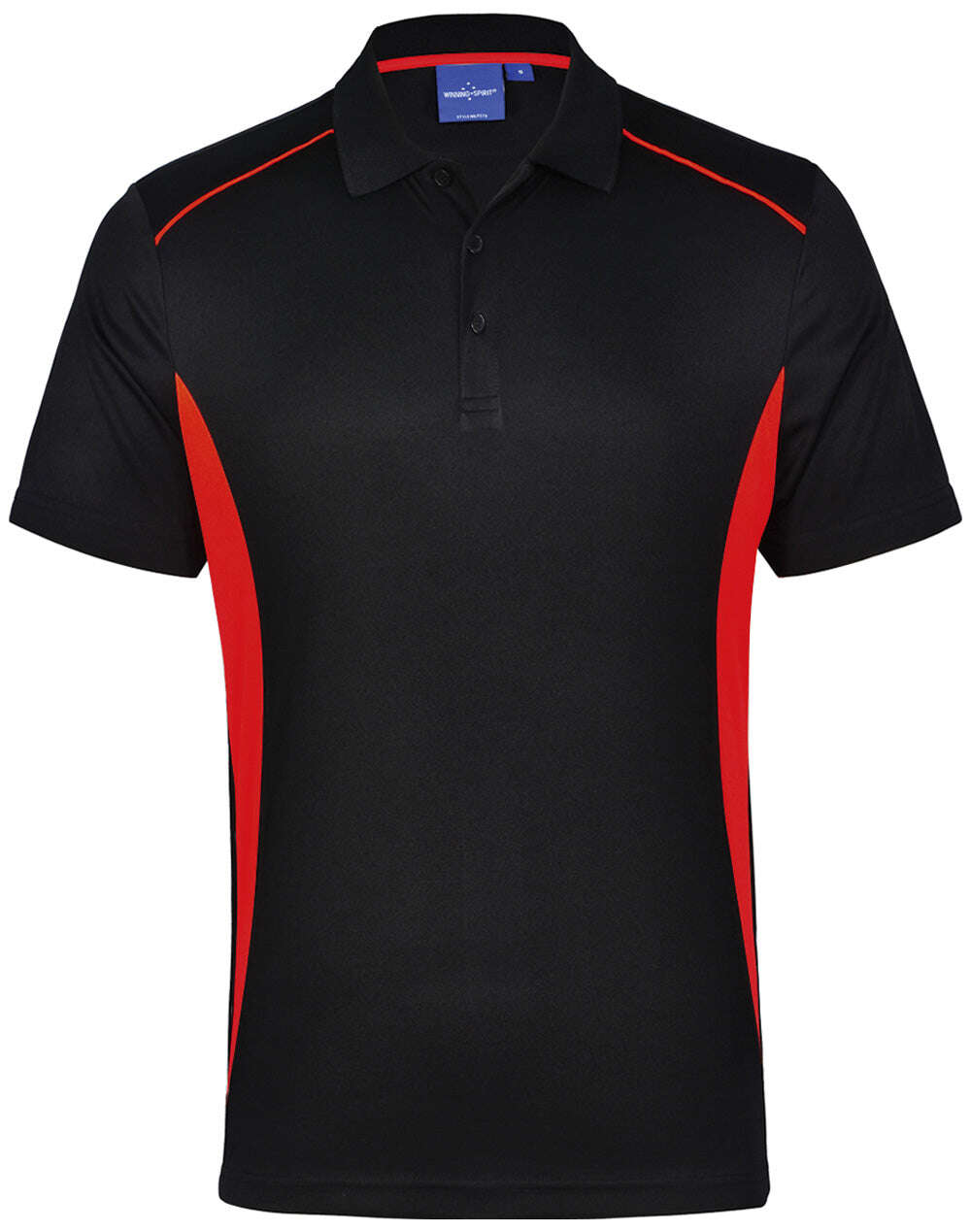 Mens Contrast CoolDry Polo Short Sleeve with Side Mesh Panels - NS PROMO