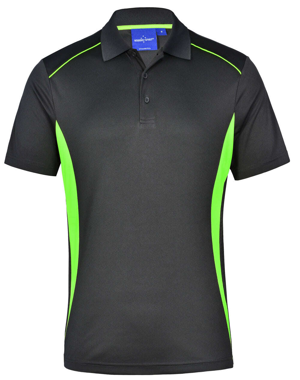 Mens Contrast CoolDry Polo Short Sleeve with Side Mesh Panels - NS PROMO