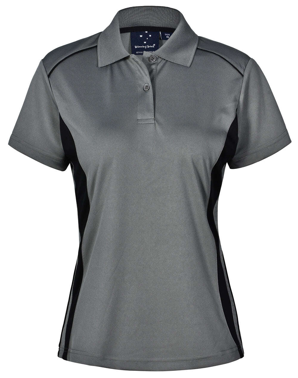 Ladies CoolDry Contrast Polo Shirt Short Sleeve Breathable - NS PROMO