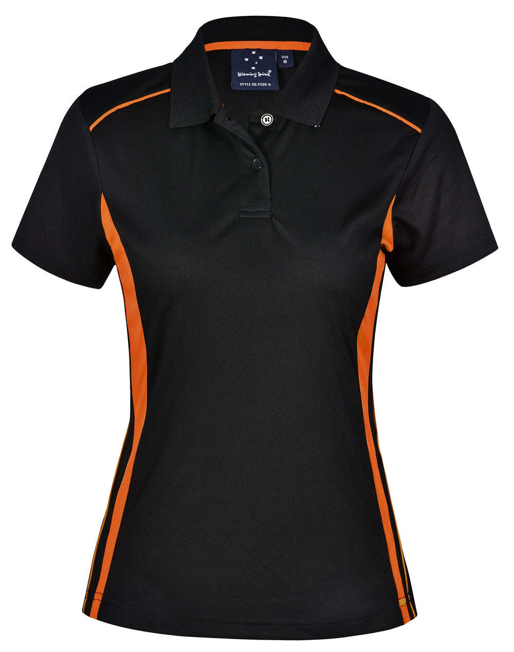 Ladies CoolDry Contrast Polo Shirt Short Sleeve Breathable - NS PROMO