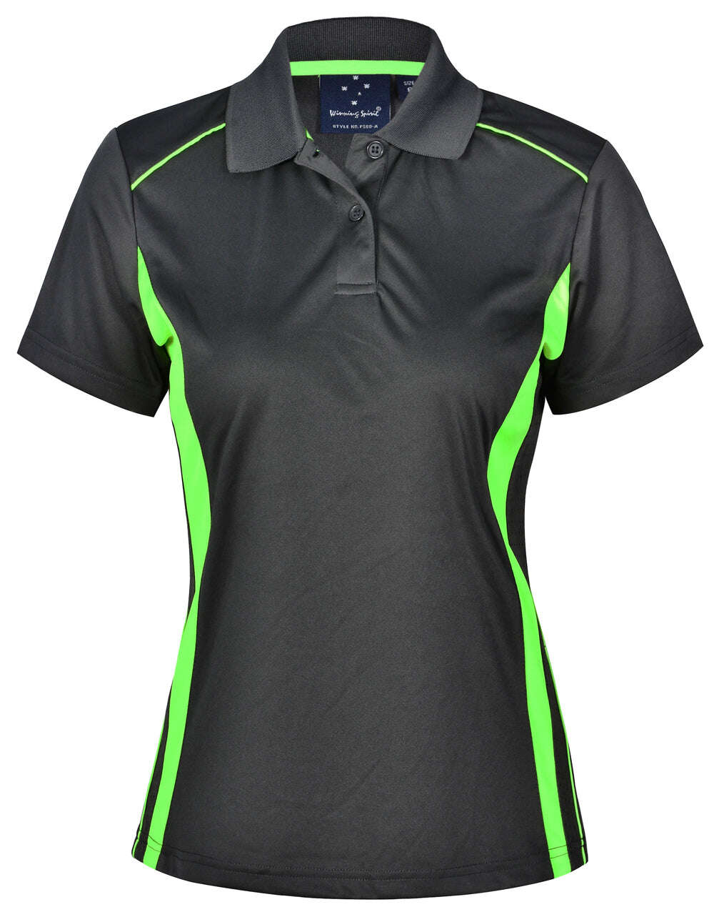 Ladies CoolDry Contrast Polo Shirt Short Sleeve Breathable - NS PROMO
