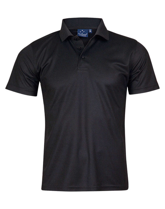 Kids CoolDry Polo Shirt Short Sleeve Solid Colour - NS PROMO