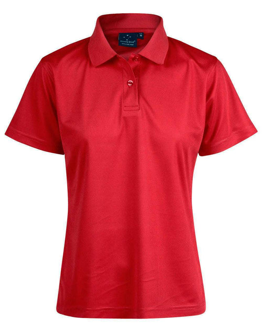 Ladies CoolDry Polo Shirt Short Sleeve Solid Colour - NS PROMO