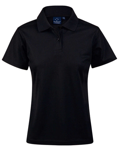 Ladies CoolDry Polo Shirt Short Sleeve Solid Colour - NS PROMO