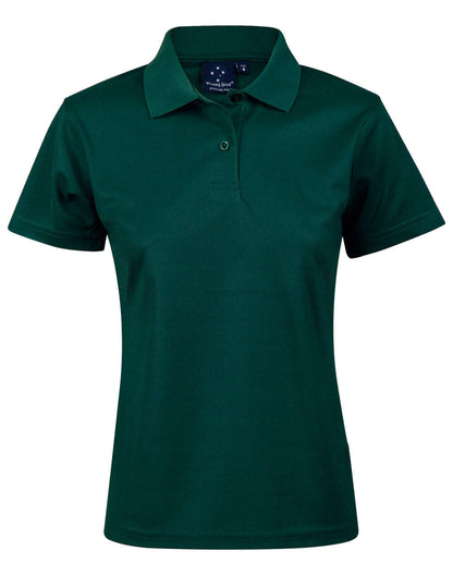 Ladies CoolDry Polo Shirt Short Sleeve Solid Colour - NS PROMO