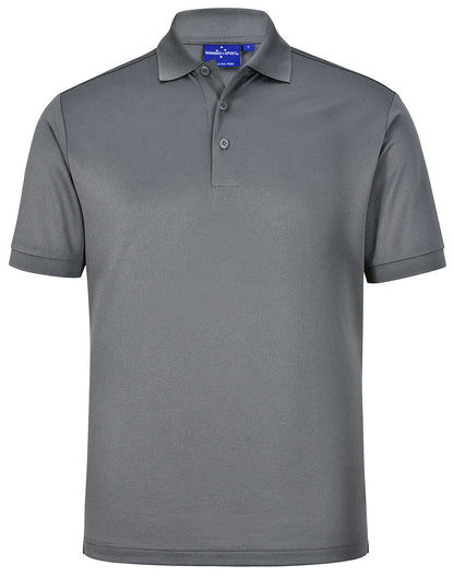 Mens Cotton Corporate Polo Shirt Short Sleeve Sustainable Poly - NS PROMO