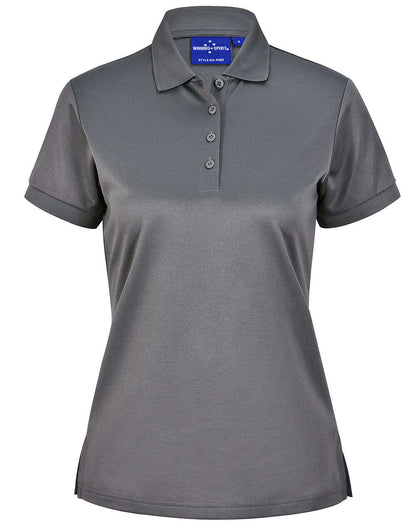 Ladies Cotton Polo Shirt Short Sleeve Sustainable Poly - NS PROMO