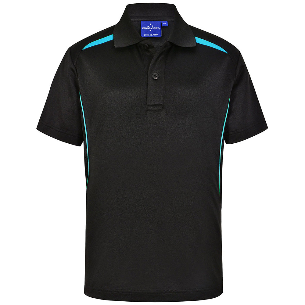 Winning Spirit PS93K Kids Sustainable Contrast Polo Shirt