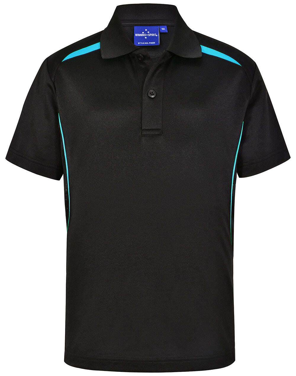 Kids Cotton Contrast Polo Short Sleeve Sustainable Poly - NS PROMO
