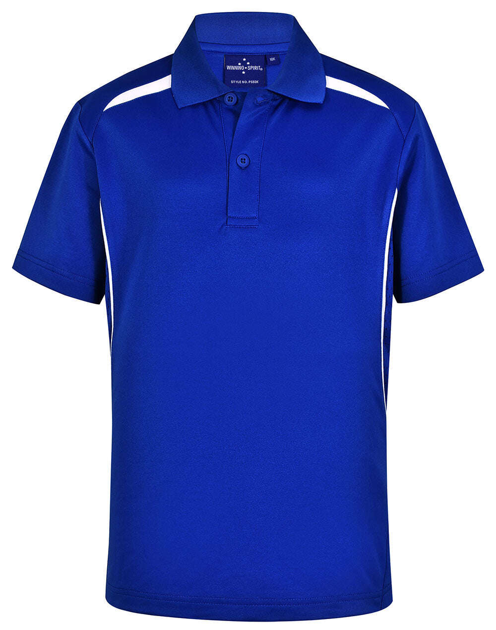 Kids Cotton Contrast Polo Short Sleeve Sustainable Poly - NS PROMO