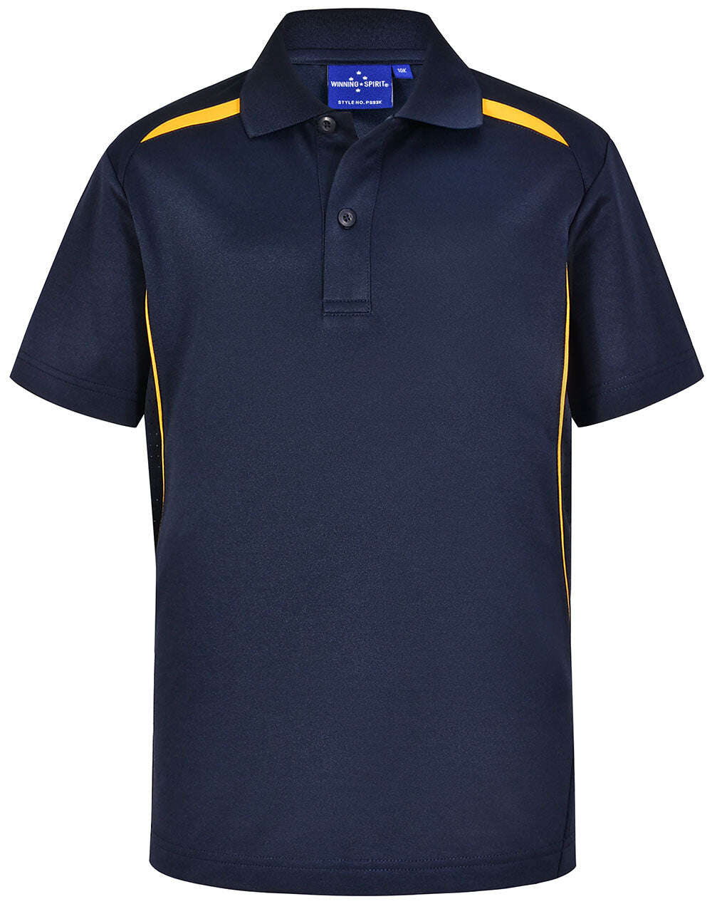 Kids Cotton Contrast Polo Short Sleeve Sustainable Poly - NS PROMO