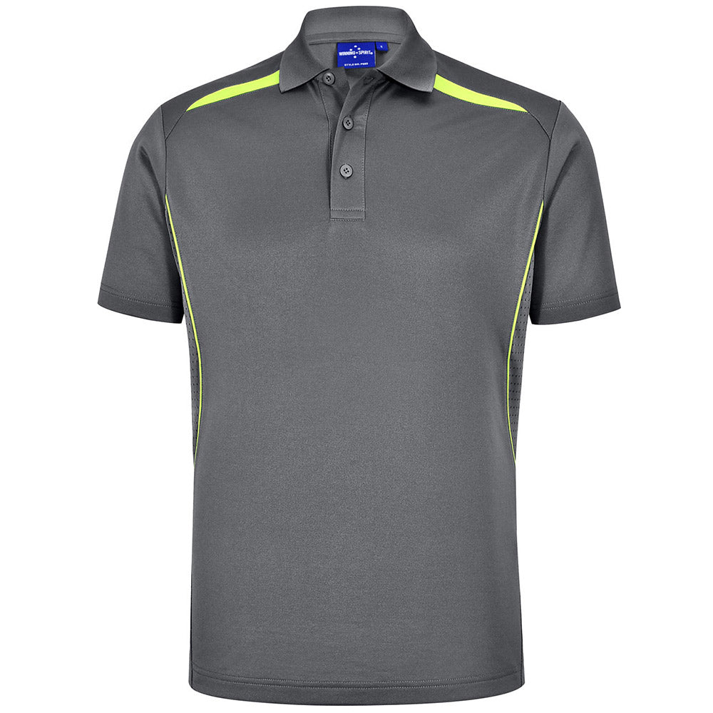 Winning Spirit PS93 Men’s Sustainable Contrast Polo Shirt