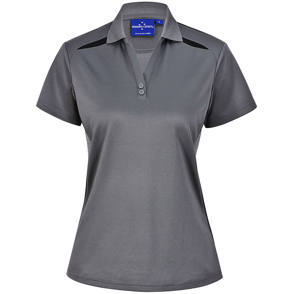 Winning Spirit PS94 Ladies Sustainable Contrast Polo Shirt