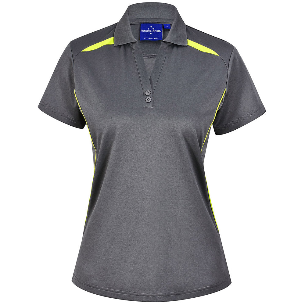 Winning Spirit PS94 Ladies Sustainable Contrast Polo Shirt