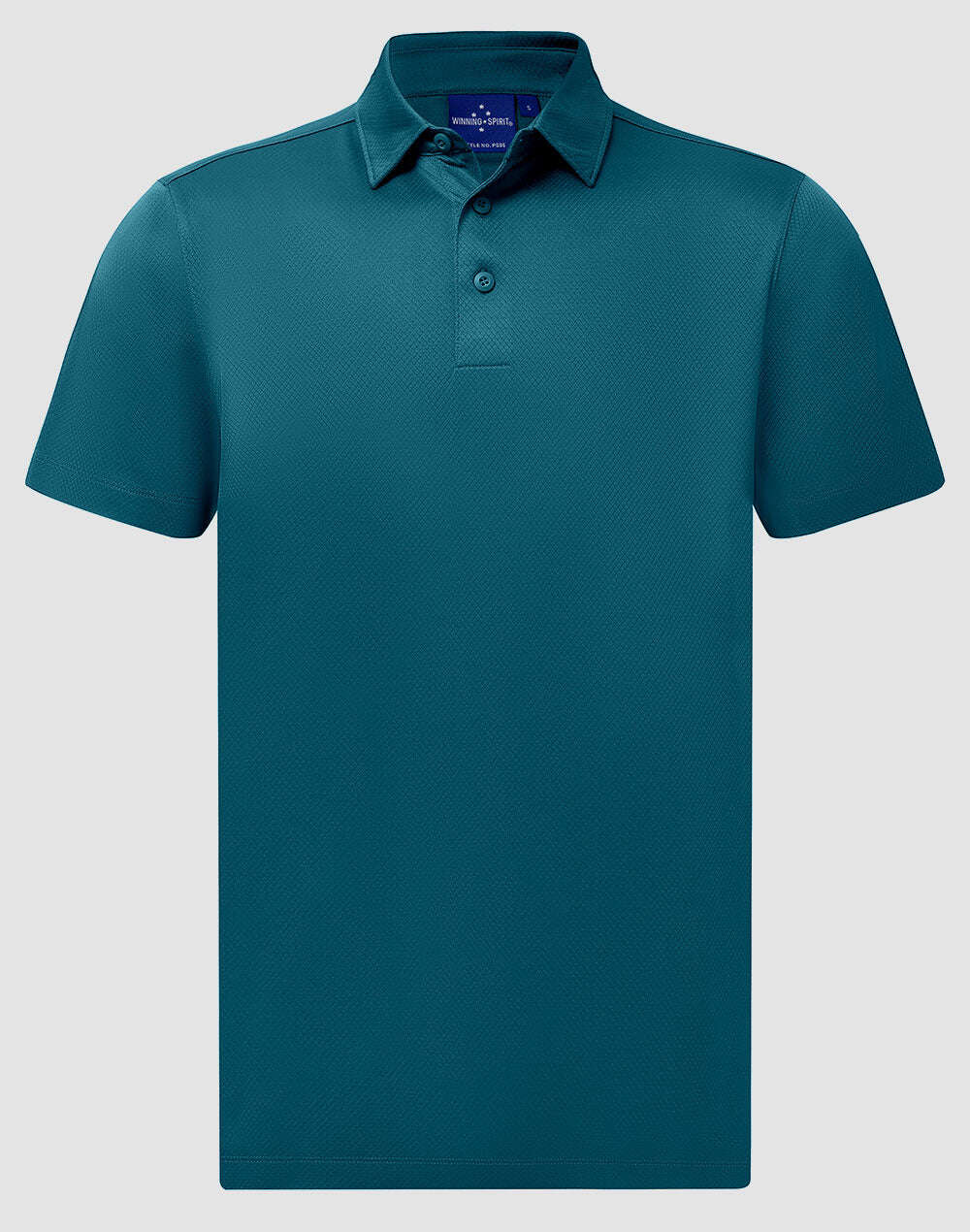 Mens Recycled PET Polo Shirt Short Sleeve Sustainable Jacquard Knit - NS PROMO