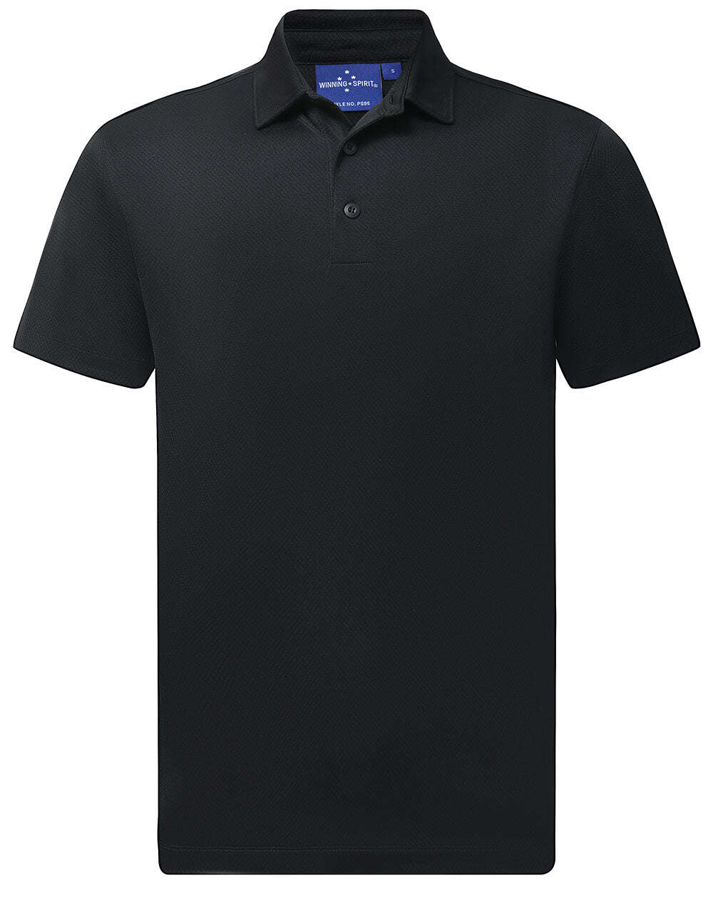 Mens Recycled PET Polo Shirt Short Sleeve Sustainable Jacquard Knit - NS PROMO