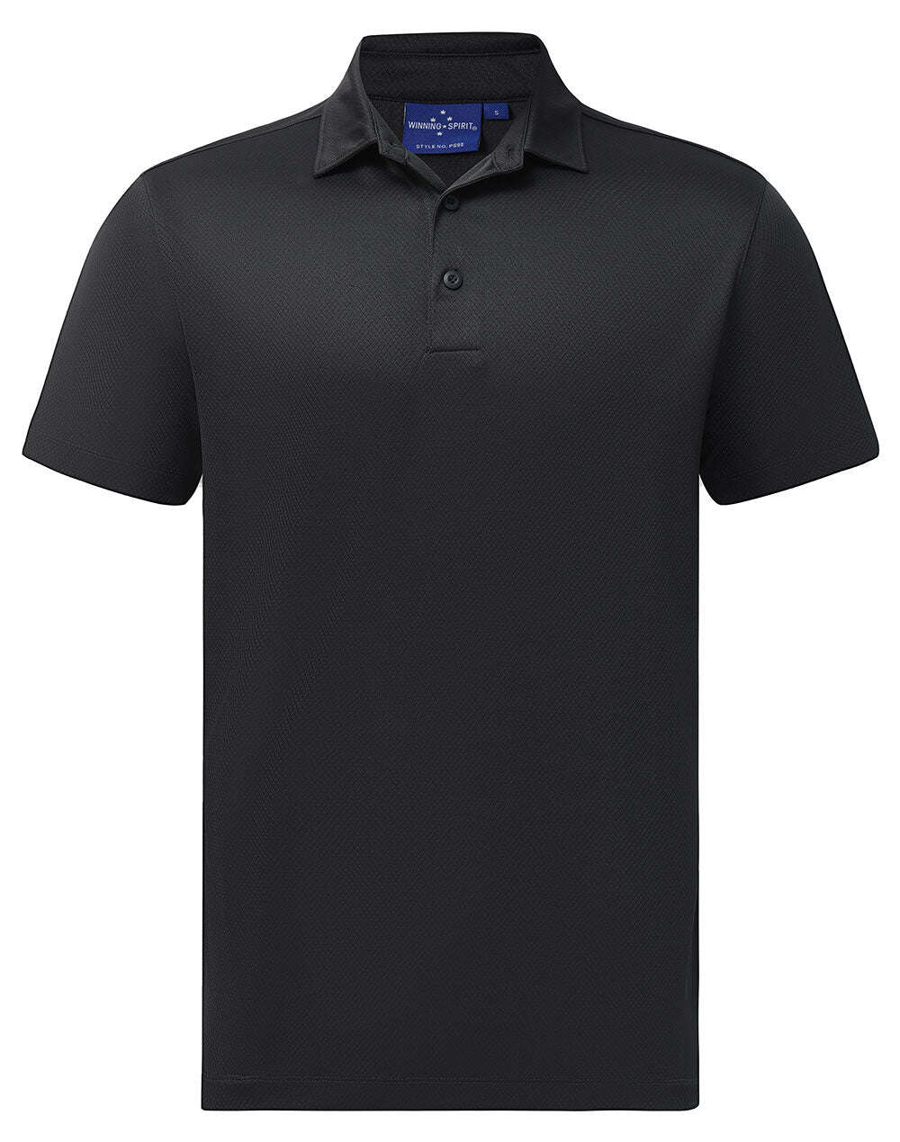 Mens Recycled PET Polo Shirt Short Sleeve Sustainable Jacquard Knit - NS PROMO