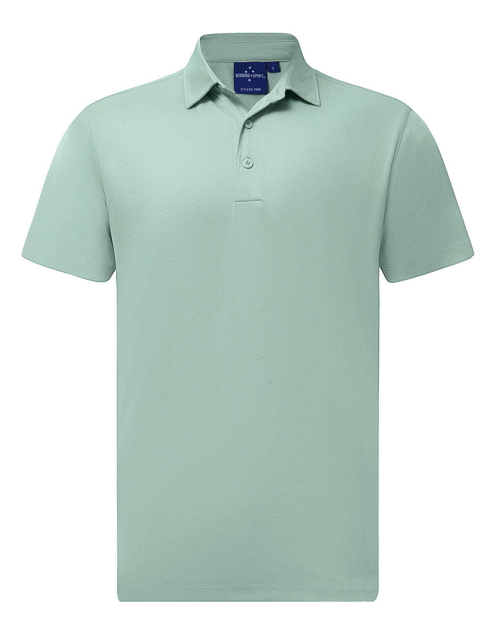 Mens Recycled PET Polo Shirt Short Sleeve Sustainable Jacquard Knit - NS PROMO