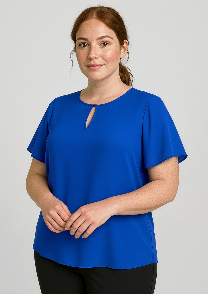 Vienna Womens Short Sleeve Blouse