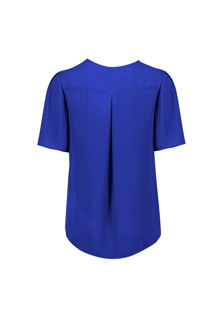 Vienna Womens Short Sleeve Blouse