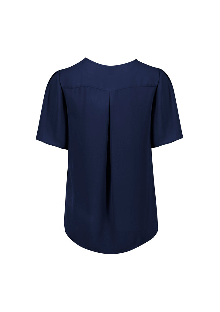 Vienna Womens Short Sleeve Blouse