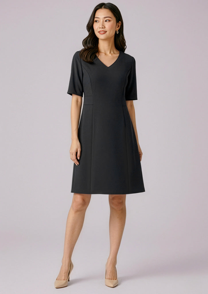 Siena Womens Extended Short Sleeve Dress