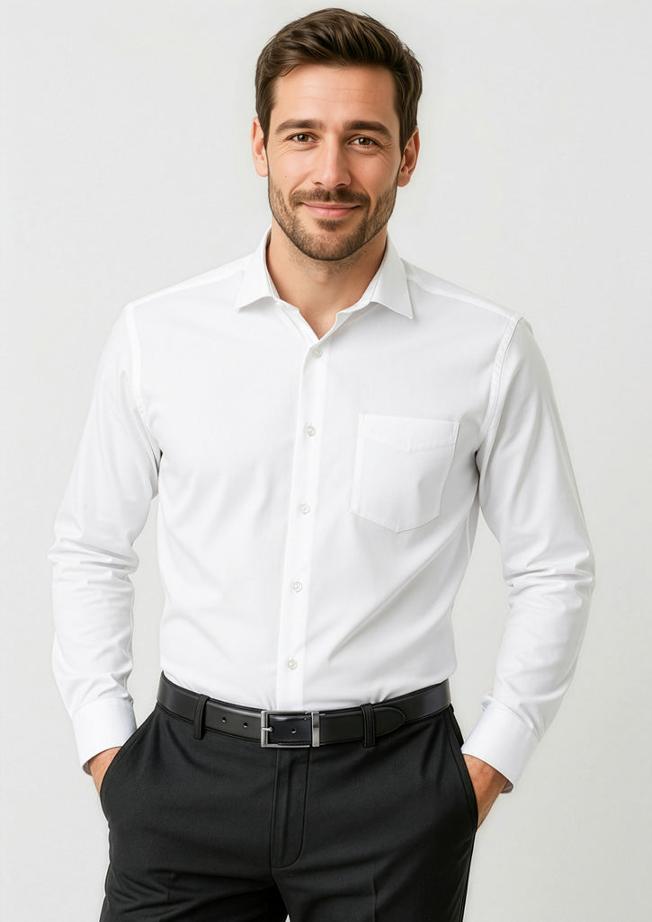 Charlie Mens Classic Fit Long Sleeve Shirt