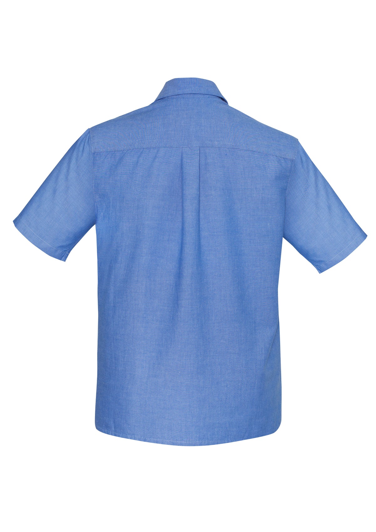 Chambray Mens Short Sleeve Shirt