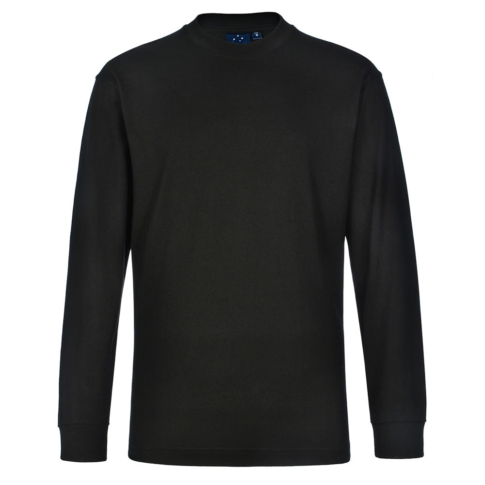 Custom Long Sleeve T-Shirt Crew Neck Add Your Logo | NS Promo