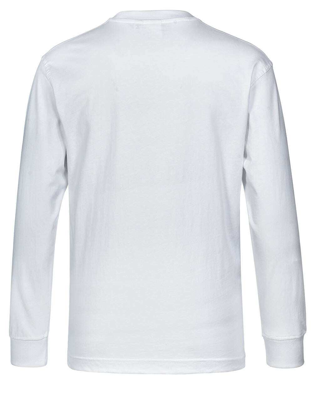 Mens 100% Cotton Tee Long Sleeve Crew Neck - NS PROMO