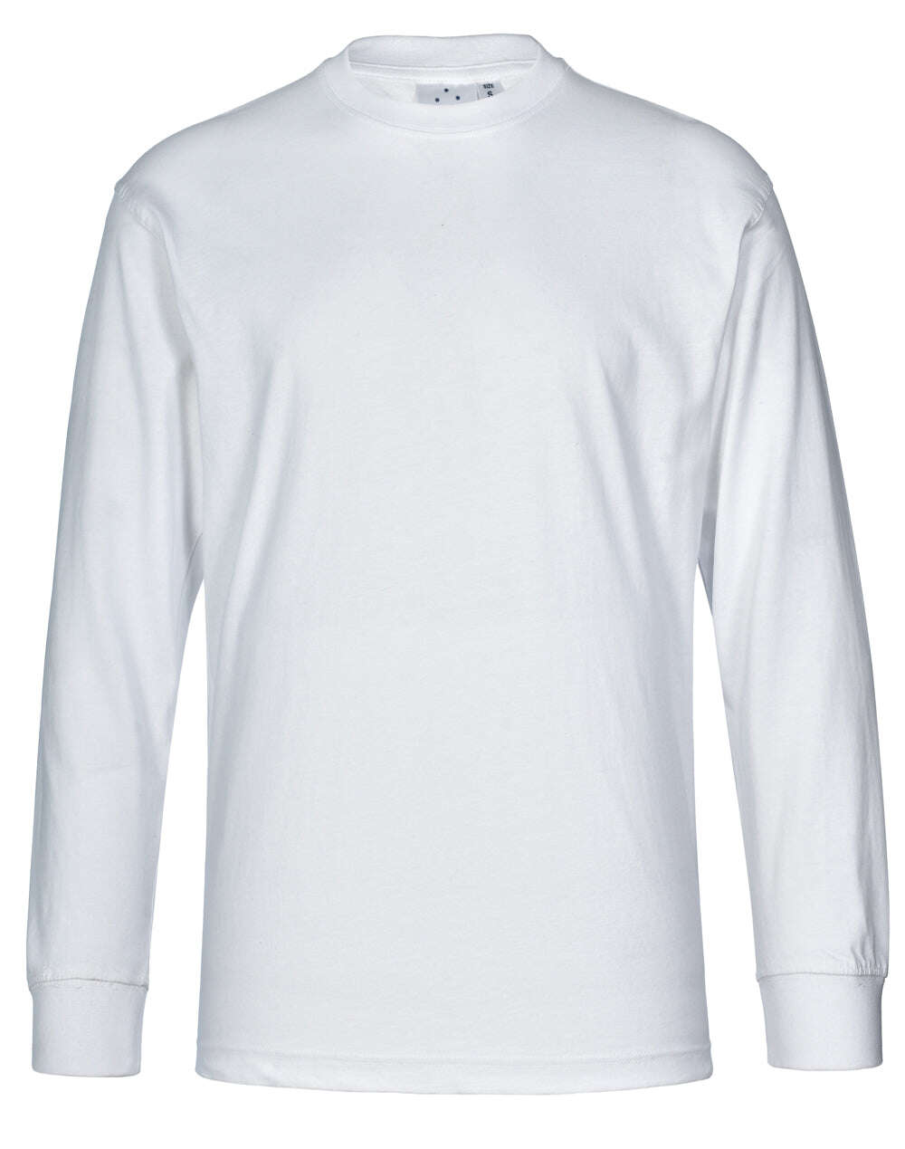 Mens 100% Cotton Tee Long Sleeve Crew Neck - NS PROMO