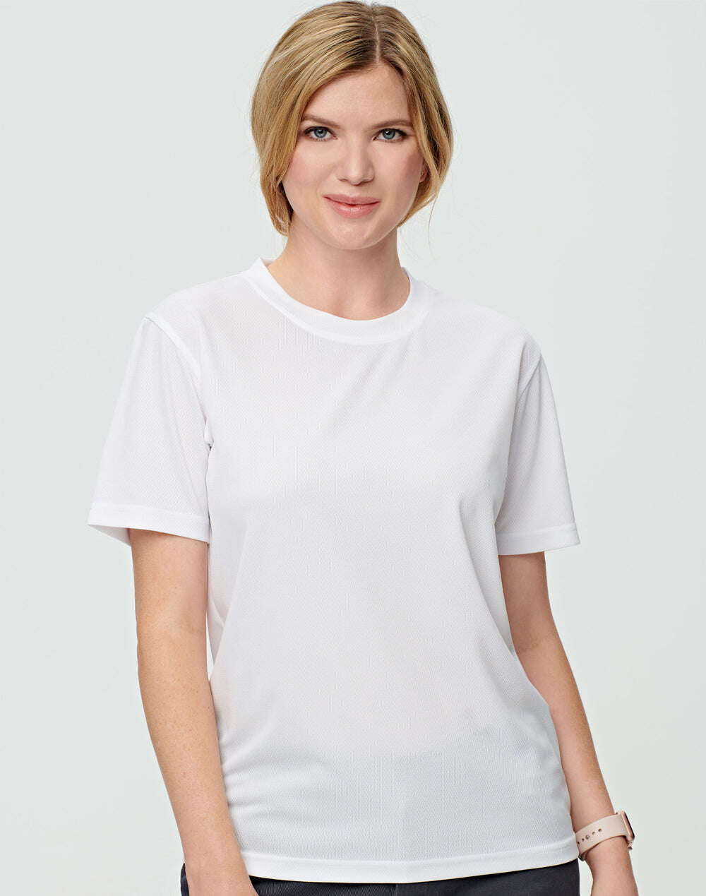 Unisex CoolDry Tee Shirt Short Sleeve Mesh Knitted - NS PROMO