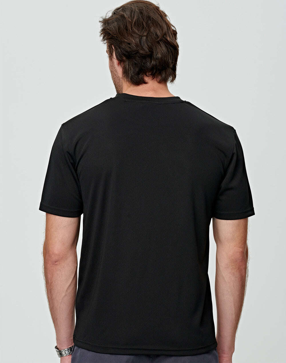 Unisex CoolDry Tee Shirt Short Sleeve Mesh Knitted - NS PROMO