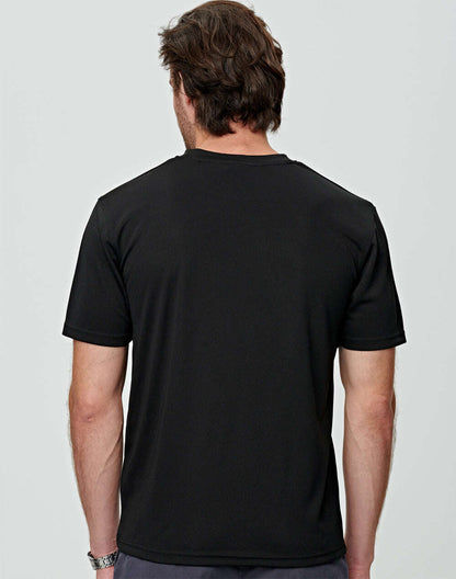 Unisex CoolDry Tee Shirt Short Sleeve Mesh Knitted - NS PROMO