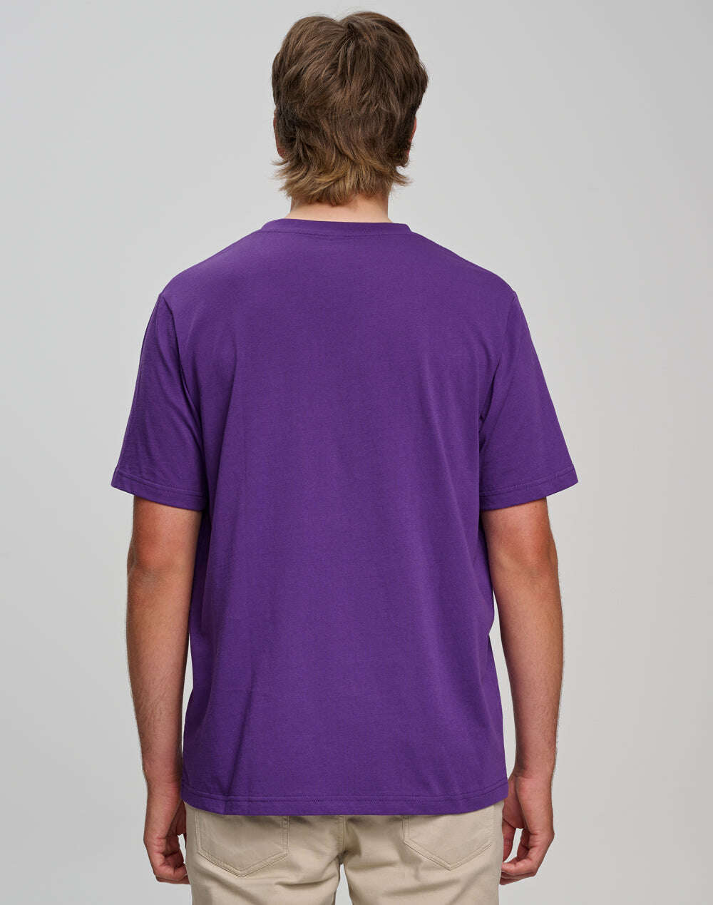 Men's 100% Cotton Semi-Fitted Short Sleeve Tee Shirt (Copy) - NS PROMO