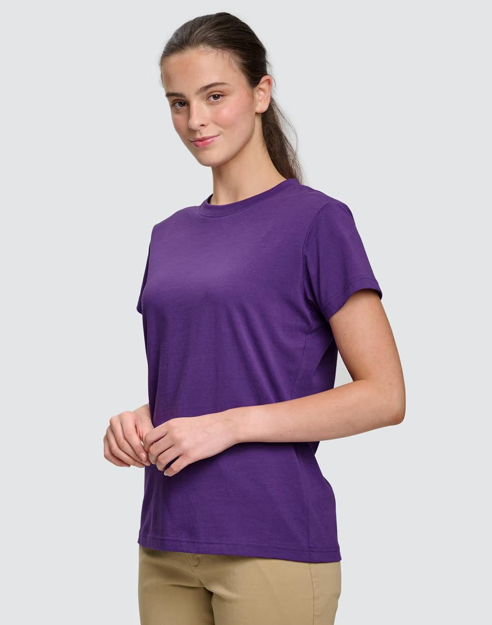 Ladies  Cotton T-Shirt Semi-Fitted - NS PROMO