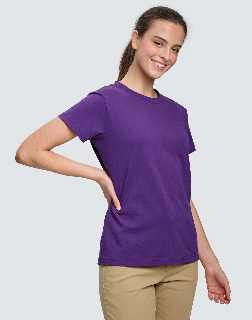 Ladies  Cotton T-Shirt Semi-Fitted - NS PROMO
