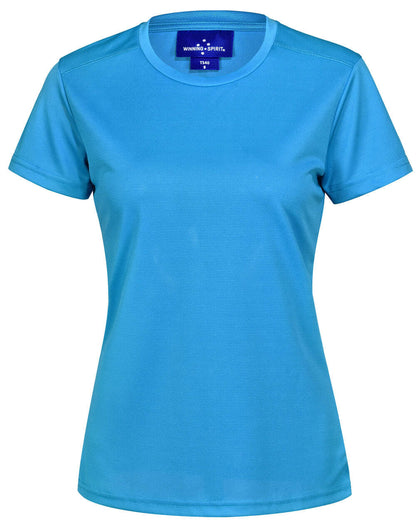 Ladies Ultra-Light Tee Shirt Moisture-Wicking Quick-Dry Active Fit - NS PROMO